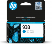  Original HP 938, 4S6X5PE Tintenpatrone cyan (ca. 800 Seiten) 